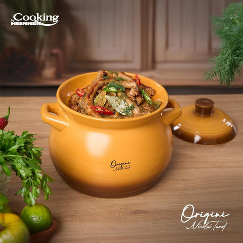 Oala 4.5 litri cu capac ceramica Cooking by Heinner Origini Chef Nicolai Tand  sarmale Gateste sanatos