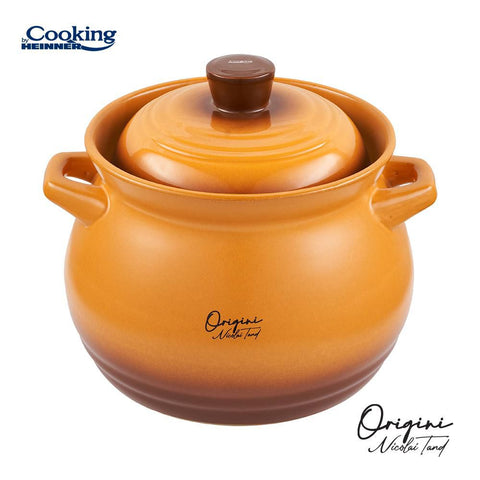 Oala 4.5 litri cu capac ceramica Cooking by Heinner Origini Chef Nicolai Tand  sarmale Gateste sanatos
