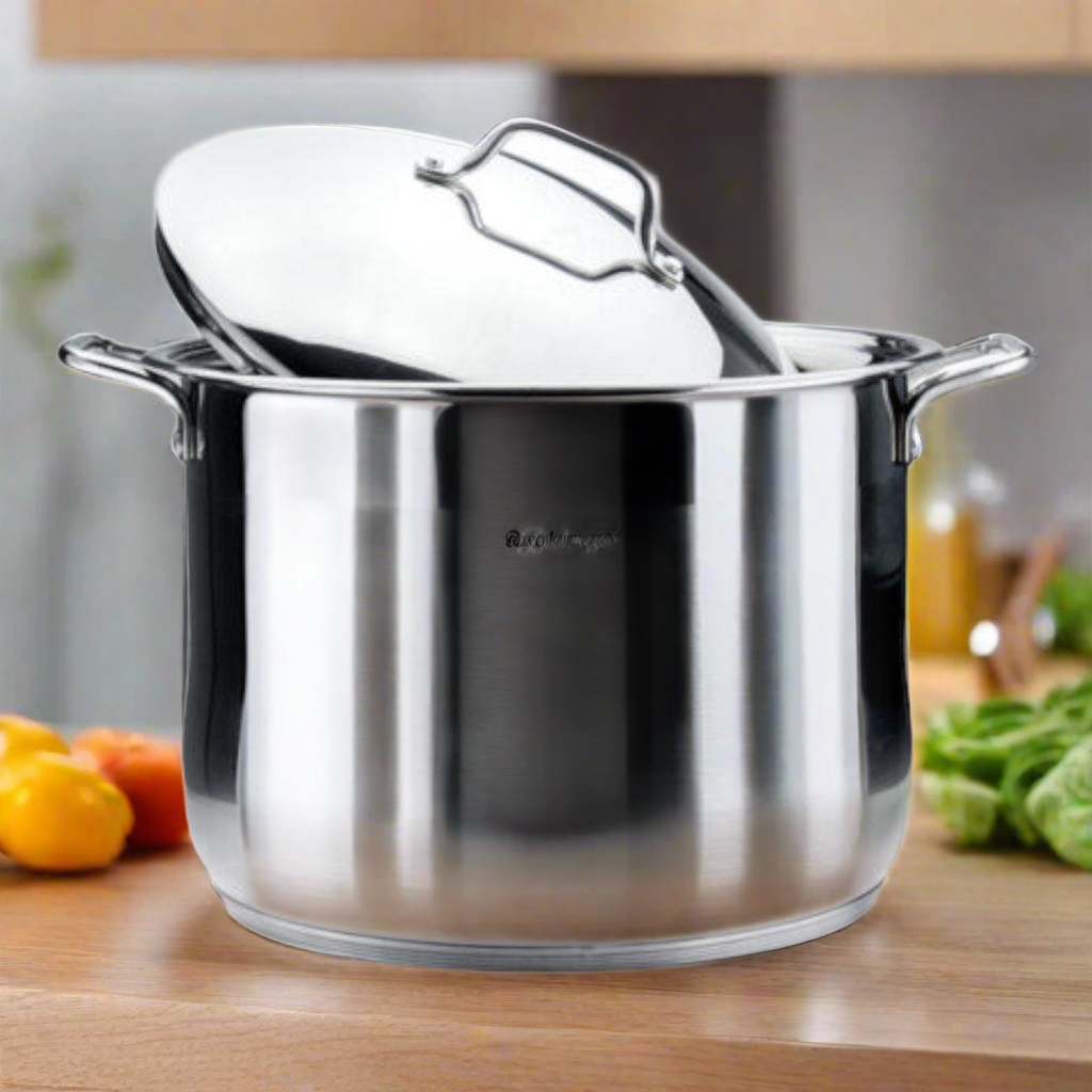 Oala Inox 22 L cu capac 34 x 26 cm Bachmayer BM-3426