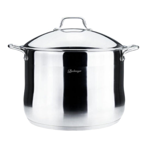 Oala Inox 22 L cu capac 34 x 26 cm Bachmayer BM-3426