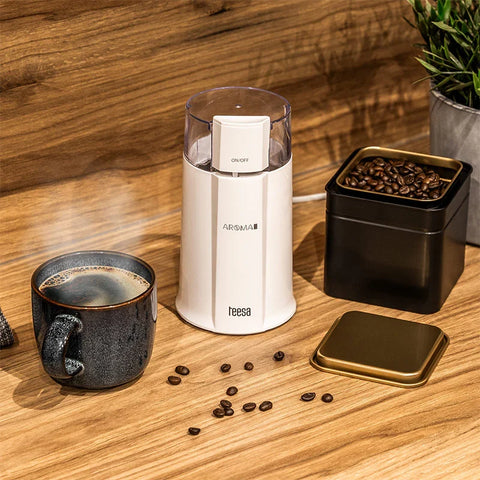 Rasnita cafea TEESA TSA4011 Aroma G10 160 W capacitate 50 g alb