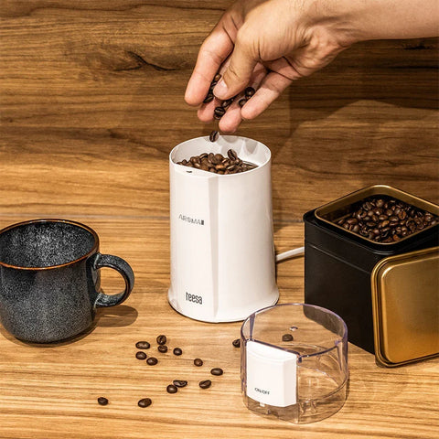 Rasnita cafea TEESA TSA4011 Aroma G10 160 W capacitate 50 g alb