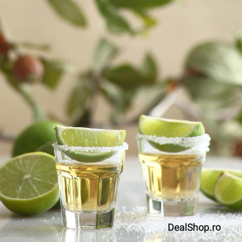 Set 12 pahare din Sticla pentru țuică shot 45 ml Lav Aras