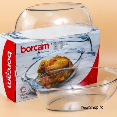 Vas yena termorezistent Borcam 2,850 litri+capac  59072