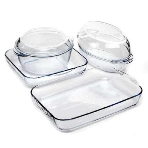 Set vase yena termorezistente 6 piese, Borcam 159144
