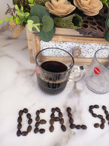 Set 6 Cesti Cafea Ceai sticla transparenta 270 ml Kaveh Lionel