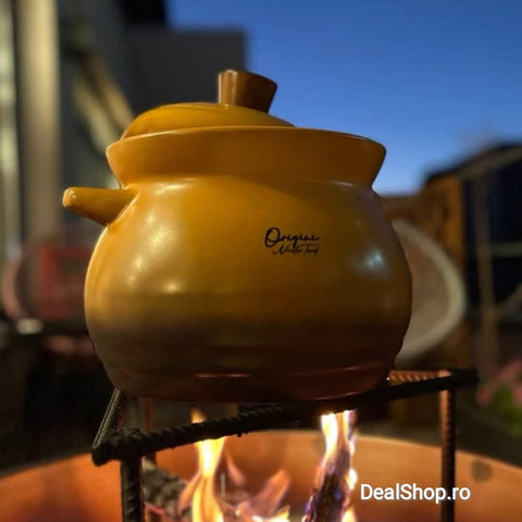 Oala 4.5 litri cu capac ceramica Cooking by Heinner Origini Chef Nicolai Tand  sarmale Gateste sanatos