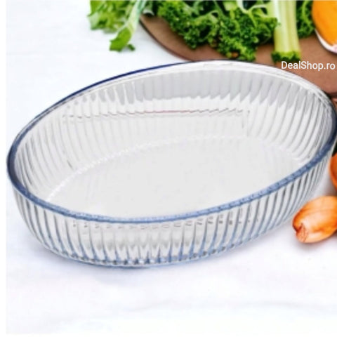 Vas yena termorezistent oval 3,3 litri Borart yena cuptor