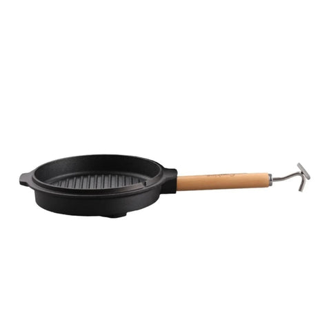 Ceaun 7 litri Fonta Pură 2 în 1 Cooking by Heinner cu Capac Tigaie Grill 29.5x12 cm GATIT SANATOS TRADITIONAL