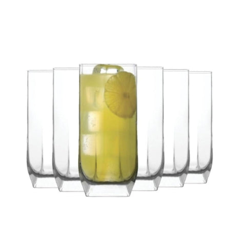 Set 6 pahare Lav Tuana 330 ml  pahare sticla pentru apa suc și vin