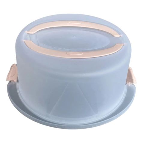 Suport rotund cu Capac pentru Tort sau Prajituri 30 x 15 cm