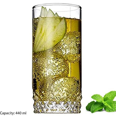 Set 6 pahare apa suc vin bere sticla Pasabahce Valse 440 ml