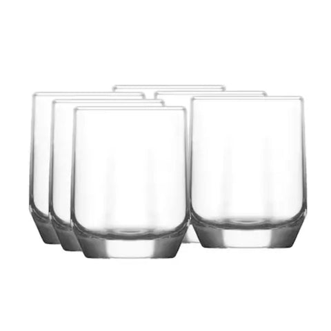Set 6 pahare sticla pentru lichior/tarie Lav Diamond 80 ml