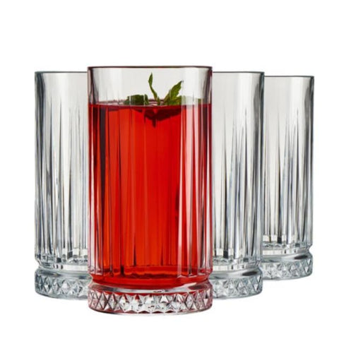 Set 6 pahare sticla 300 ml MANSOURA LINES,cadoul perfect pt terasa evenimente