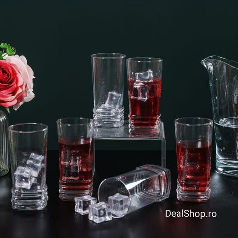 Set 12 pahare sticla Lav Elegan 335 ml Eleganță și Versatilitate pentru Orice Ocazie