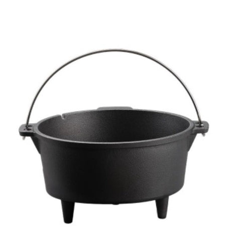 Ceaun 12 litri fonta pura 2 in 1 capacul poate fi folosit ca tigaie grill Gateste sanatos traditional