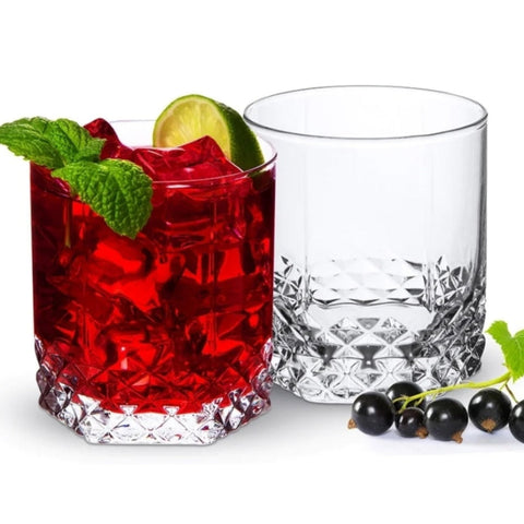 Set 12 Pahare din Sticlă Valse  6x250 ml & 6x315 ml Design Elegant pentru Servire Versatilă