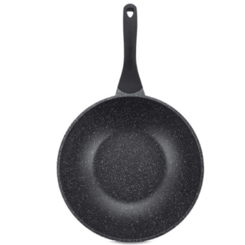 Tigaie Wok Marmorata 4.4 litri cu capac 30 cm RLBW30ML Royalty Line
