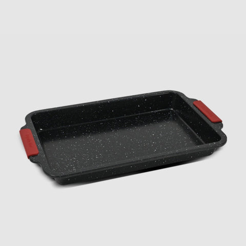 Set 3 tavi cuptor Royalty Line, interior granit si manere silicon RL-MM3