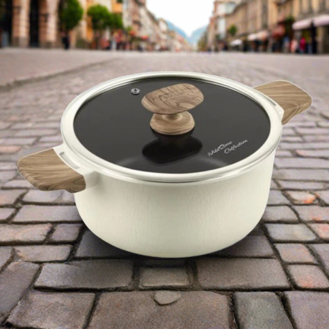 Cratita cu capac 4,7 litri acoperire ceramica Cooking
