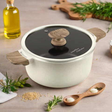 Cratita cu capac 4,7 litri acoperire ceramica Cooking