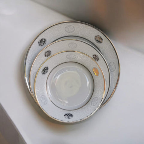 Serviciu de Masa din Portelan pentru 12 Persoane 44 Piese Rawi 70/105 CADOUL PERFECT!