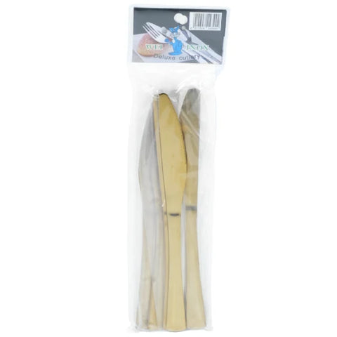 SET 12 CUTITE  AURII INOX DELUXE GOLD