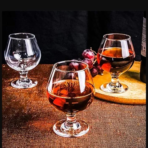 Set 12 Pahare Cognac whiskey 250 ml sticla Kouros CADOUL IDEAL terasa piscina evenimente