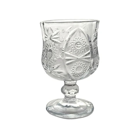 Set 12 pahare cu Picior din sticla rezistenta 150 ml