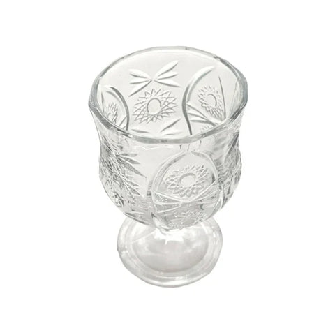Set 12 pahare cu Picior din sticla rezistenta 150 ml
