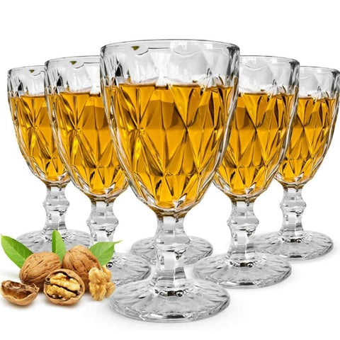 Set 12 pahare cu picior sticla transparenta MARMARA 140 ml si 95 ml Eleganta pentru Orice Ocazie eveniment