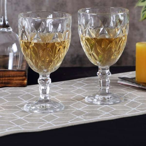Set 12 pahare cu picior sticla transparenta MARMARA 140 ml si 95 ml Eleganta pentru Orice Ocazie eveniment