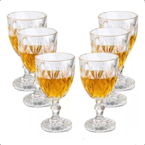 Set 12 pahare cu picior sticla transparenta MARMARA 140 ml si 95 ml Eleganta pentru Orice Ocazie eveniment