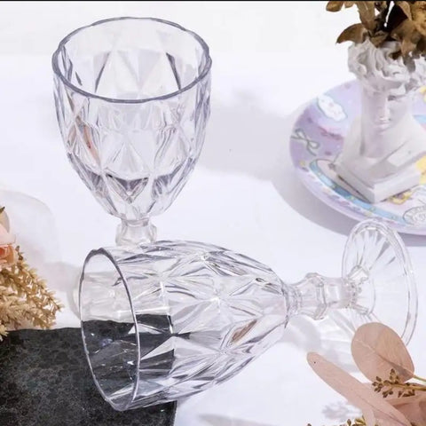 Set 12 pahare cu picior sticla transparenta MARMARA 140 ml si 95 ml Eleganta pentru Orice Ocazie eveniment