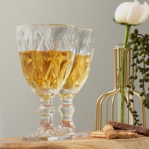 Set 12 pahare cu picior sticla transparenta MARMARA 140 ml si 95 ml Eleganta pentru Orice Ocazie eveniment