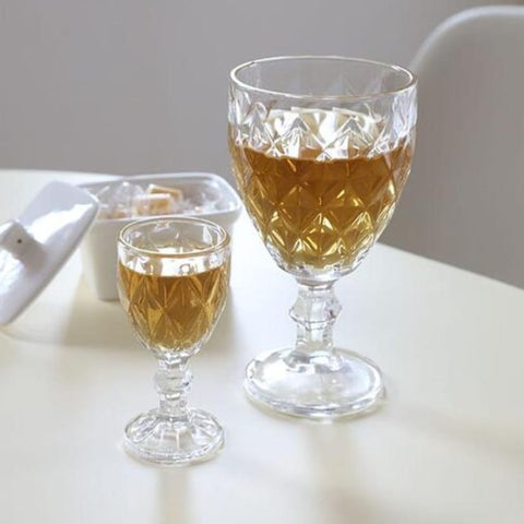 Set 12 pahare cu picior sticla transparenta MARMARA 140 ml si 95 ml Eleganta pentru Orice Ocazie eveniment