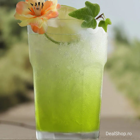 Set 12 Pahare din Sticlă pentru Cocktail, Lav Aras 300 ml  Eleganță și Funcționalitate pentru Terasă sau Evenimente