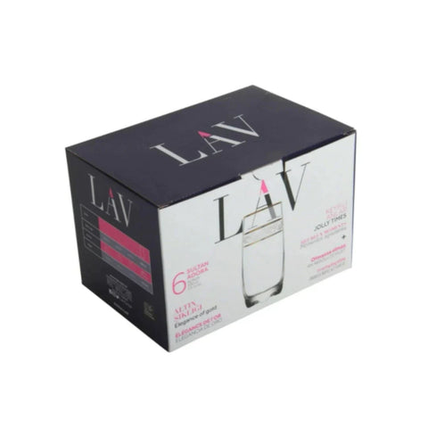 Set 12 pahare 390 ml long Drink Lav Adora Gold Eleganta si Rafinament evenimente