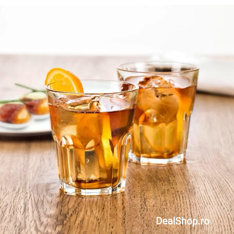 Set 12 pahare din Sticla pentru țuică shot 45 ml Lav Aras