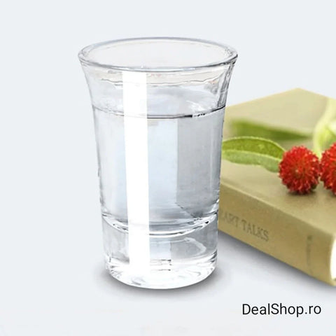 Set 12 pahare din Sticla pentru țuică shot 50 ml Kaveh Ideale pt terasa sau evenimente