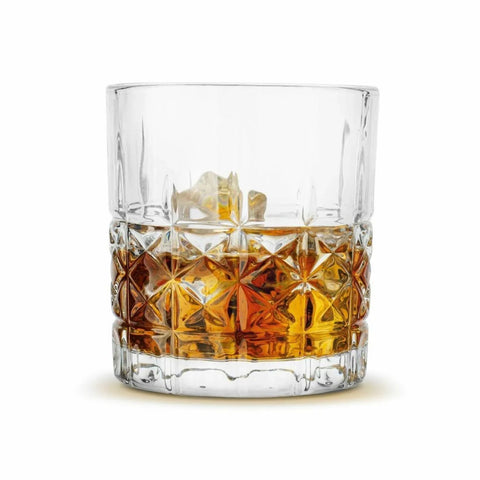 Set 12 Pahare din Sticla pentru Whisky Calvin 350 ml terasa piscine evenimente