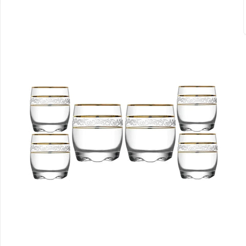 Set 12 pahare Lav Adora Gold 290 ml Eleganta si Rafinament pentru Orice Ocazie terasa EVENIMENTE CADOUL PERFECT