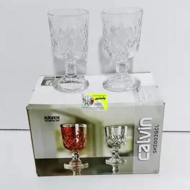 Set 12 pahare profesionale shot cu picior cantitate pahar 50 ml Calvin evenimente