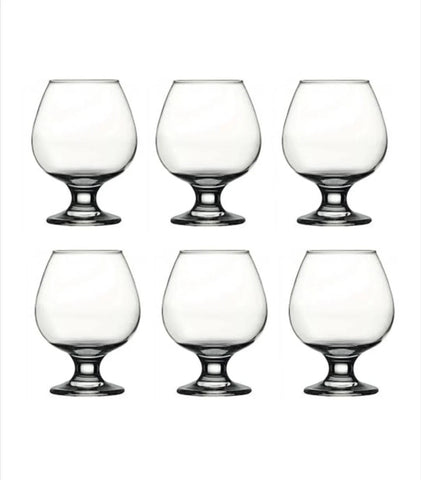 Set 12 Pahare din Sticlă pentru Cognac Pasabahce Bistro Eleganta pt Bauturi Fine la Terasa sau evenimente