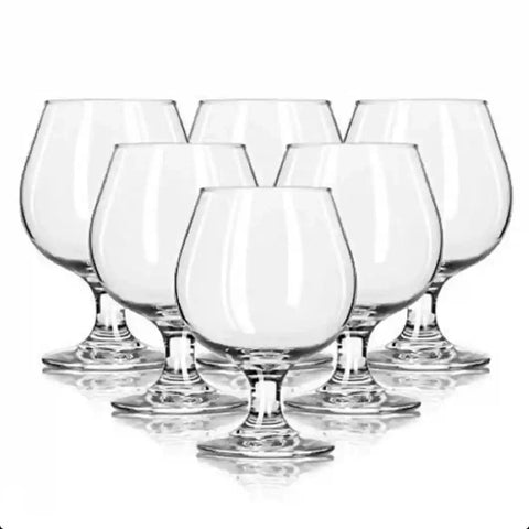 Set 12 Pahare din Sticlă pentru Cognac Pasabahce Bistro Eleganta pt Bauturi Fine la Terasa sau evenimente