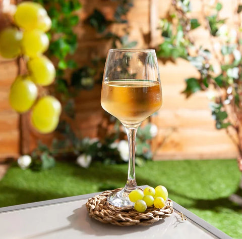 Set 12 pahare sticla cu picior 280 ml pentru vin alb King Eleganta si Rafinament la Fiecare Pahar de Vin
