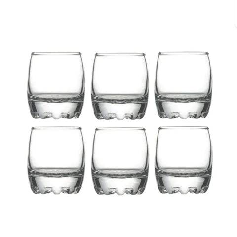 Set 12 pahare sticla Lav Adora pentru lichior tuica 80 ml ADR03 CADOUL PERFECT