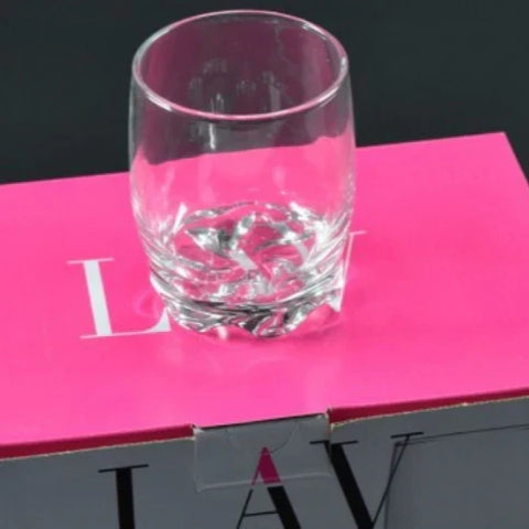 Set 12 pahare sticla Lav Adora pentru lichior tuica 80 ml ADR03 CADOUL PERFECT