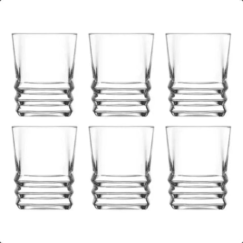 Set 12 pahare sticla pentru tuica  lichior Lav Elegan 80 ml