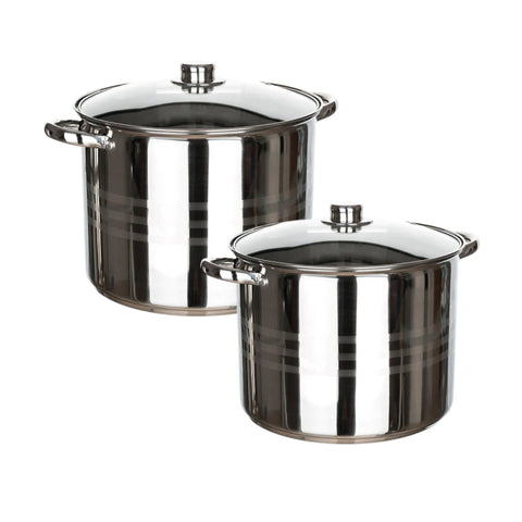 Set oale inox 7 si 9 litri Fund Multistrat  cu capac Royalty Line Premium GATESTE SANATOS Cadoul perfect